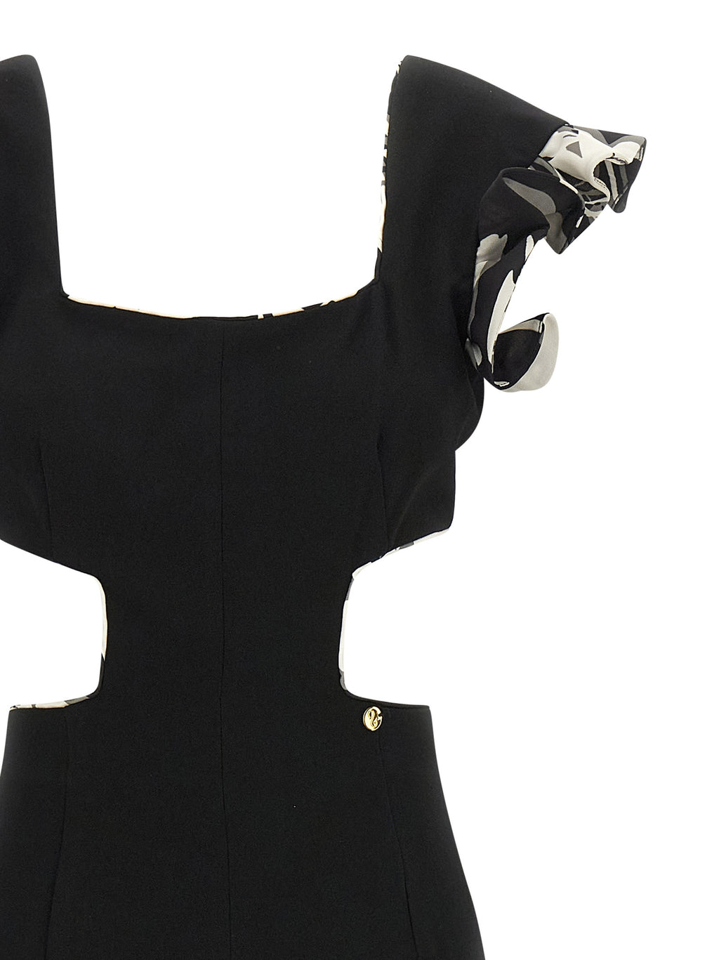 Black Polyester Jumpsuit