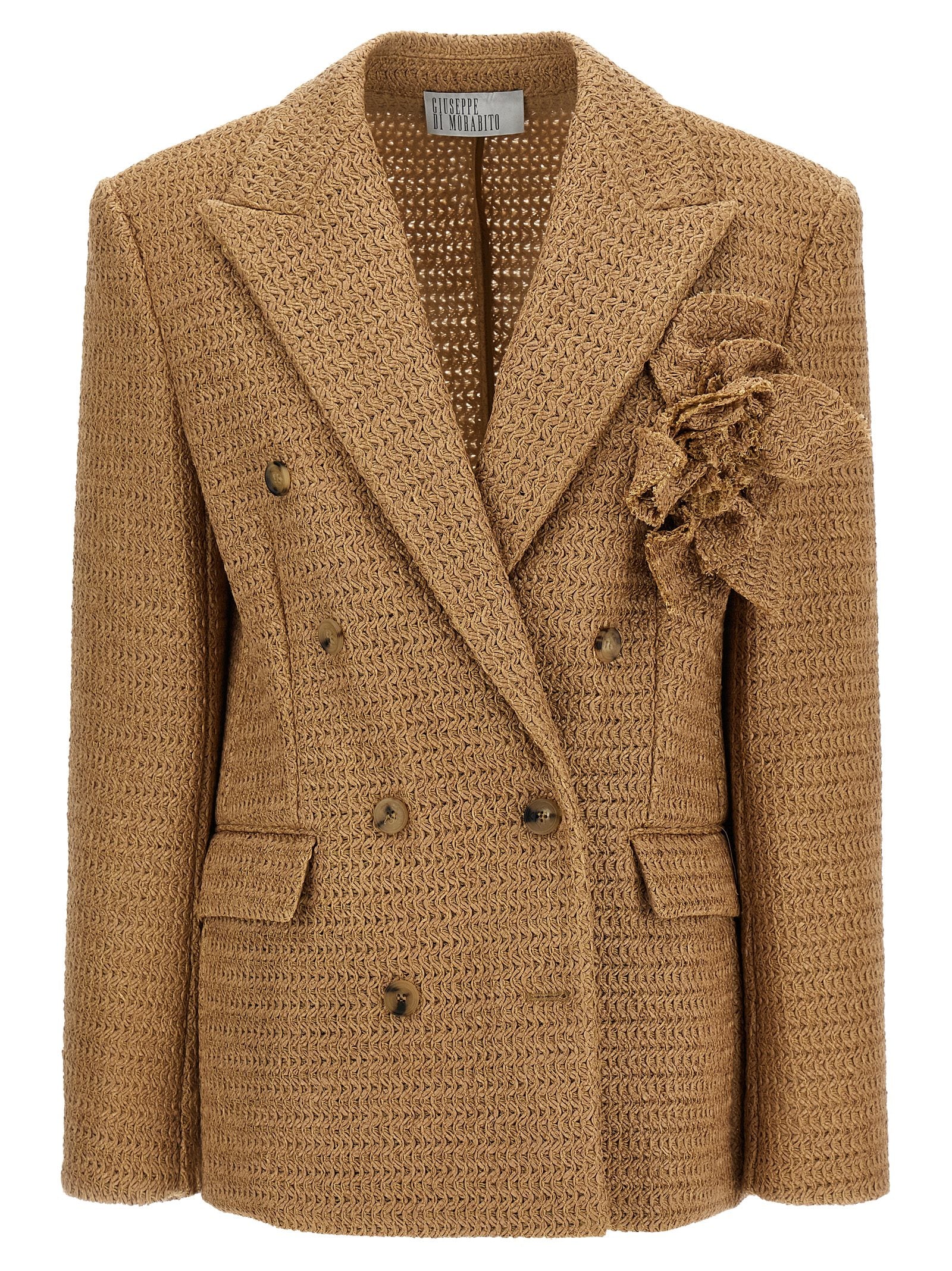 Beige Polyamide Blazer