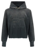Gray Cotton Hoodie