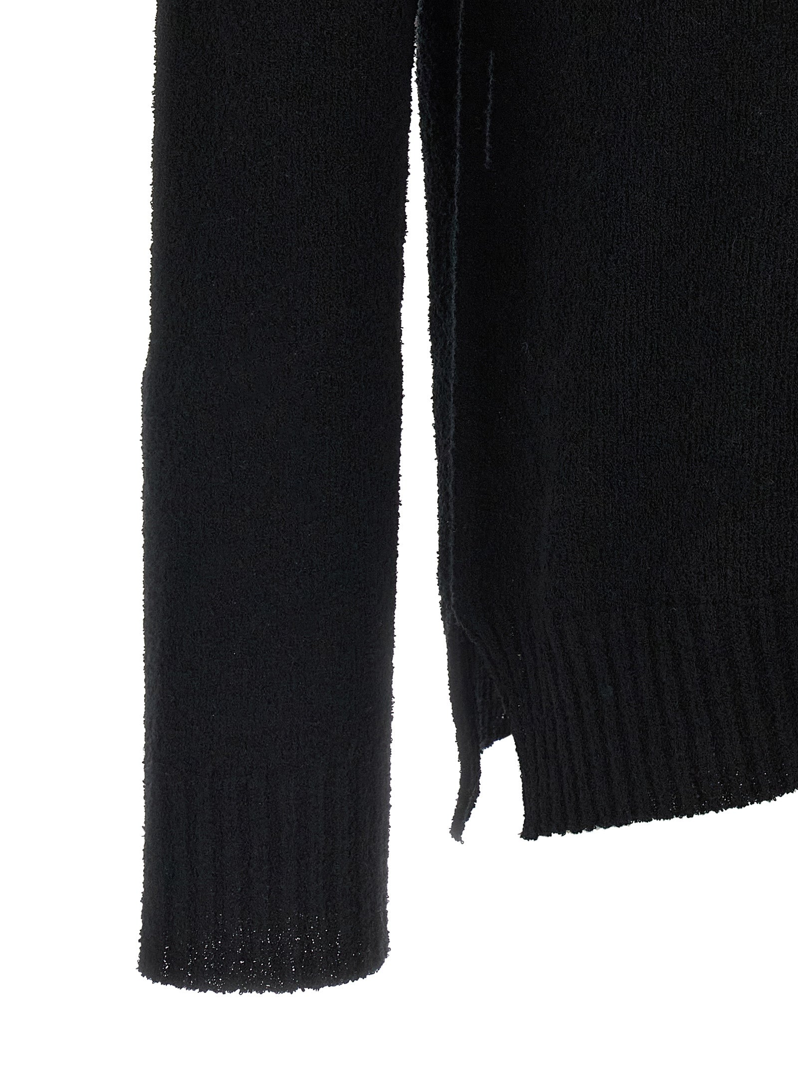 Black Cotton Cardigan