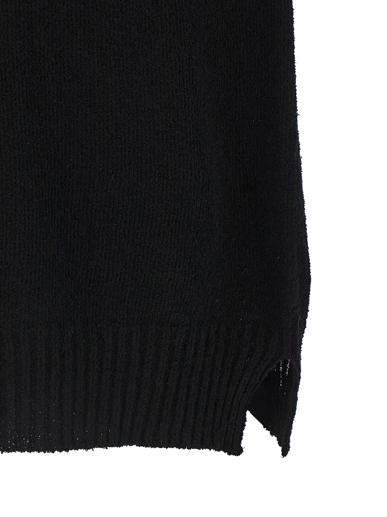 Black Cotton Polo Shirt