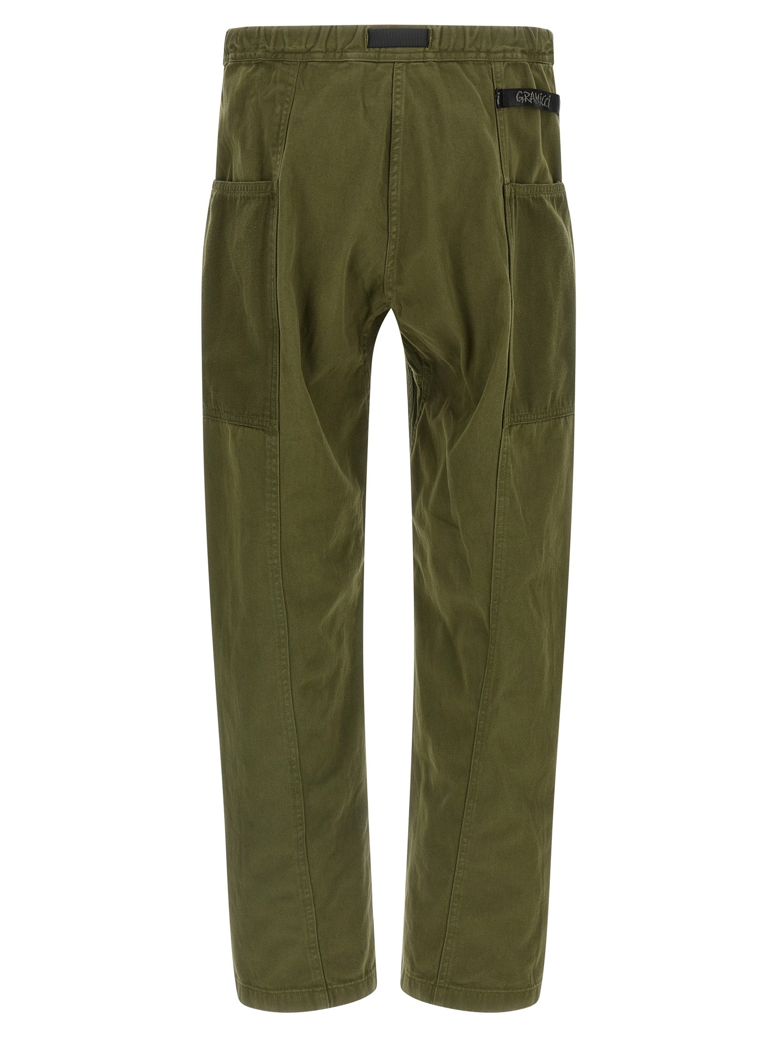 Bicolor Cotton Casual Pants