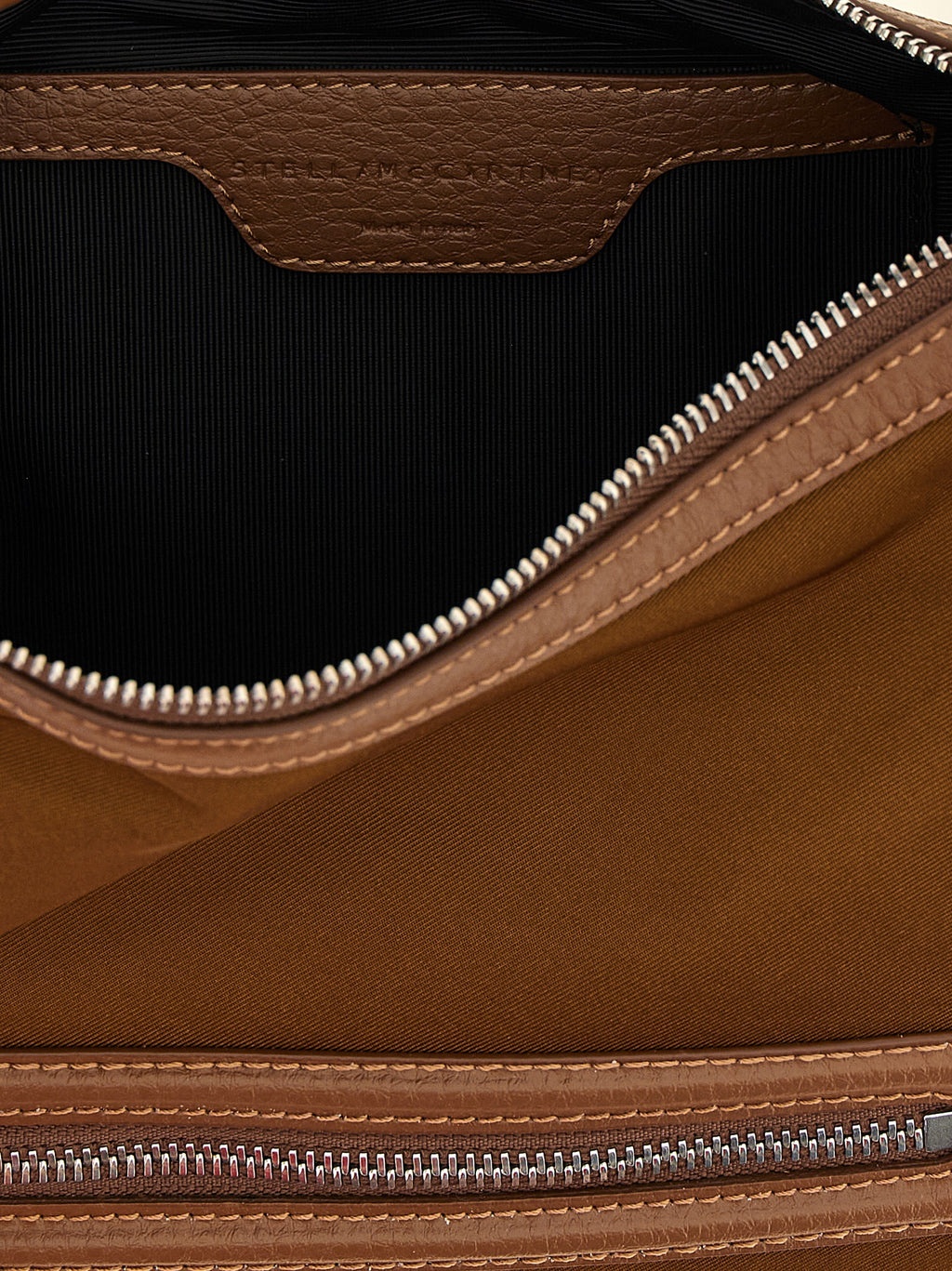 Brown Polyamide Crossbody Bag