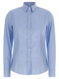 Blue Cotton Blouse