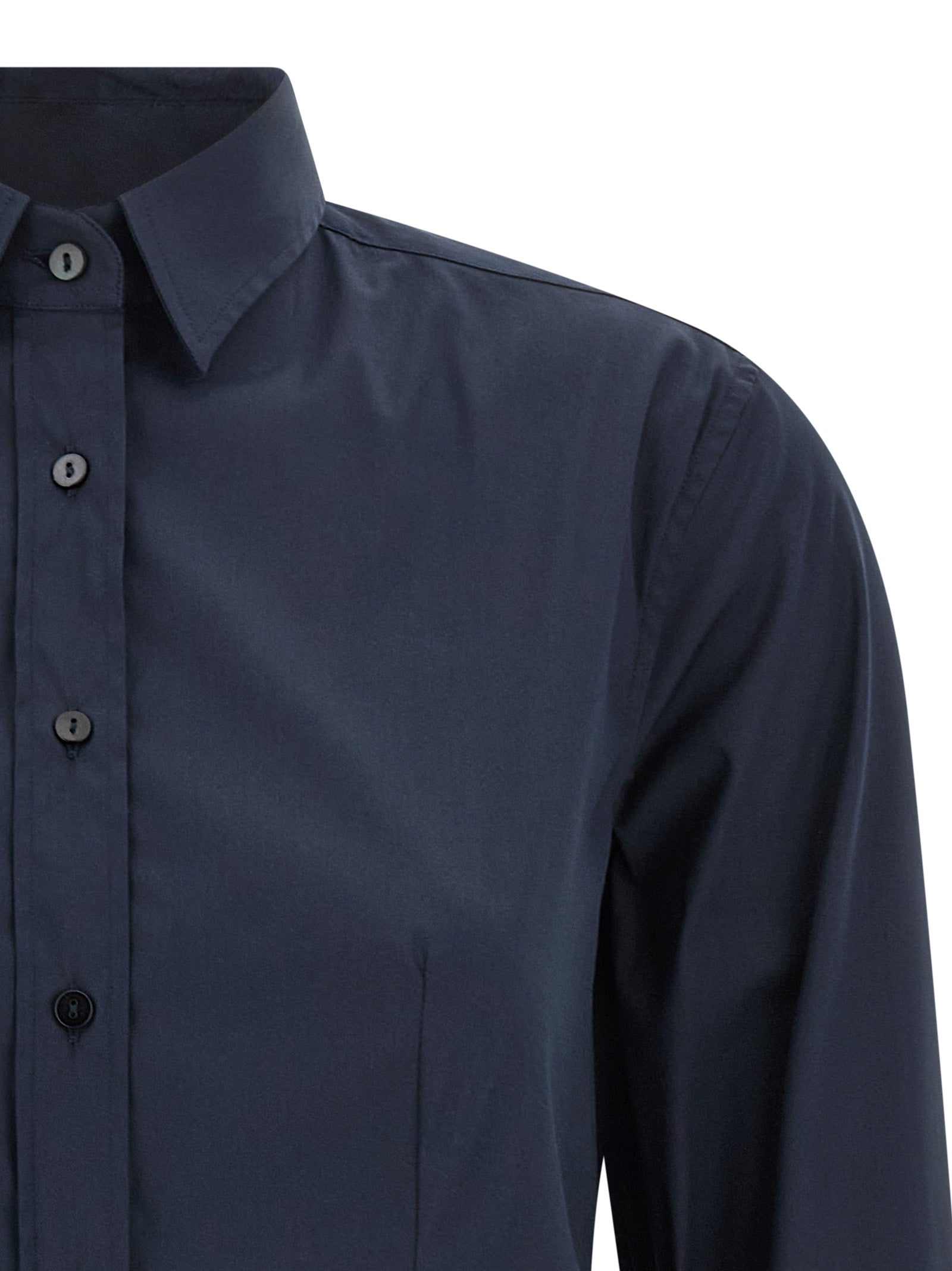 Blue Cotton Blouse