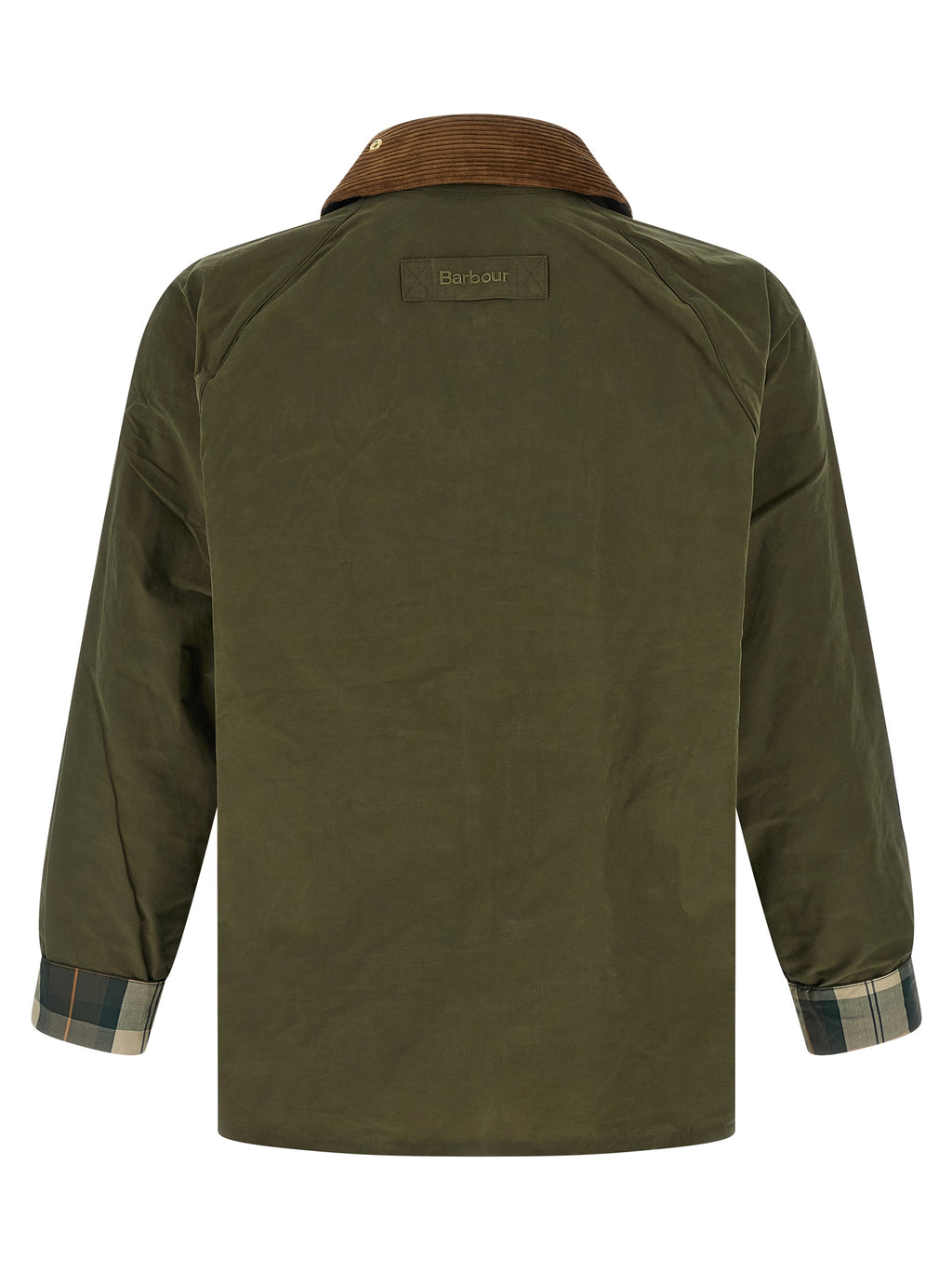 Bicolor Cotton Full-Length Jacket