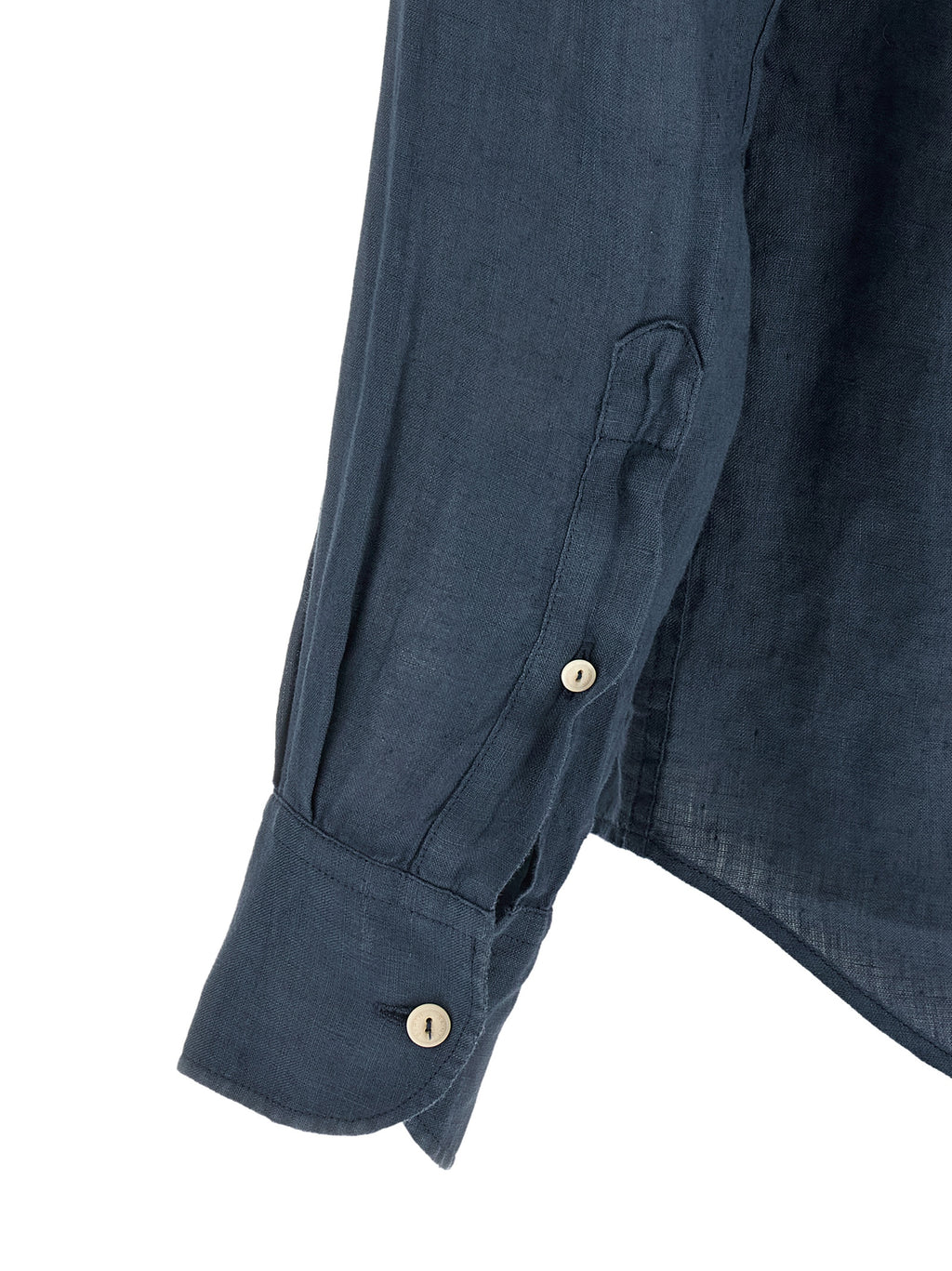 Blue Linen Blouse