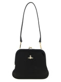 Black Viscose Clutch Bag