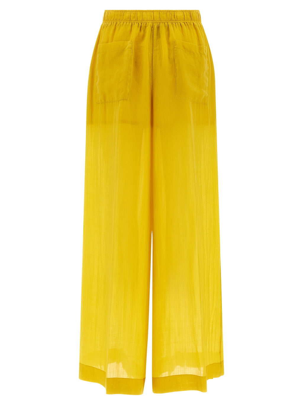 Bicolor Tencel Casual Pants