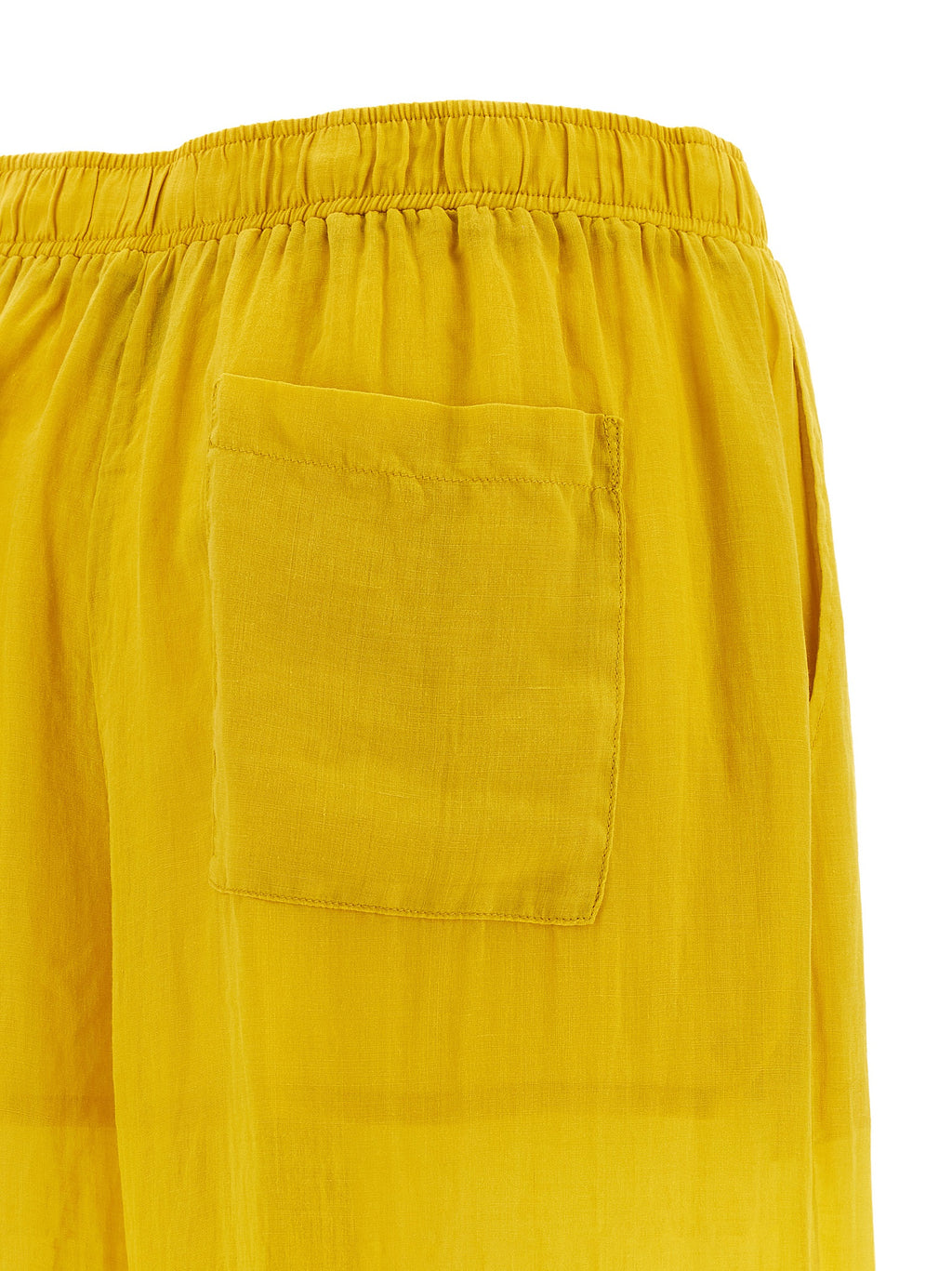Bicolor Tencel Casual Pants