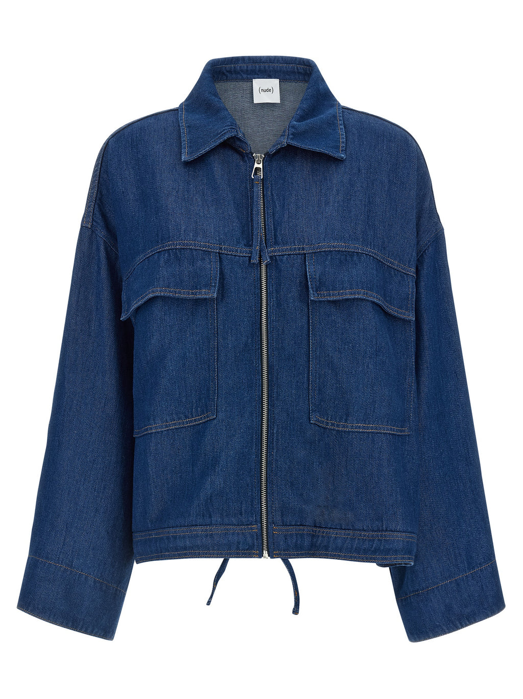 Blue Tencel Denim Jacket