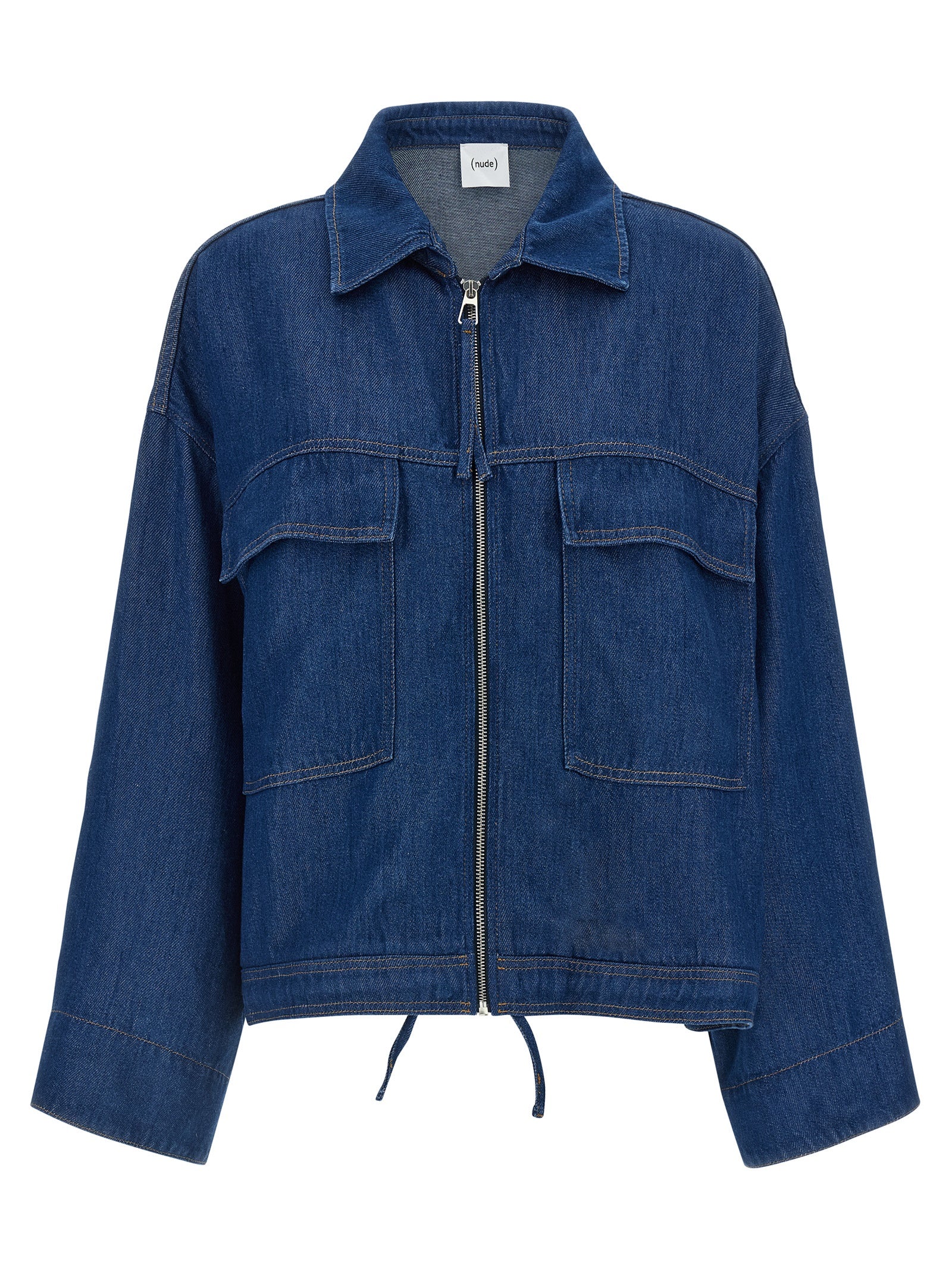 Blue Tencel Denim Jacket