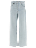 Blue Cotton Relaxed Fit Jeans
