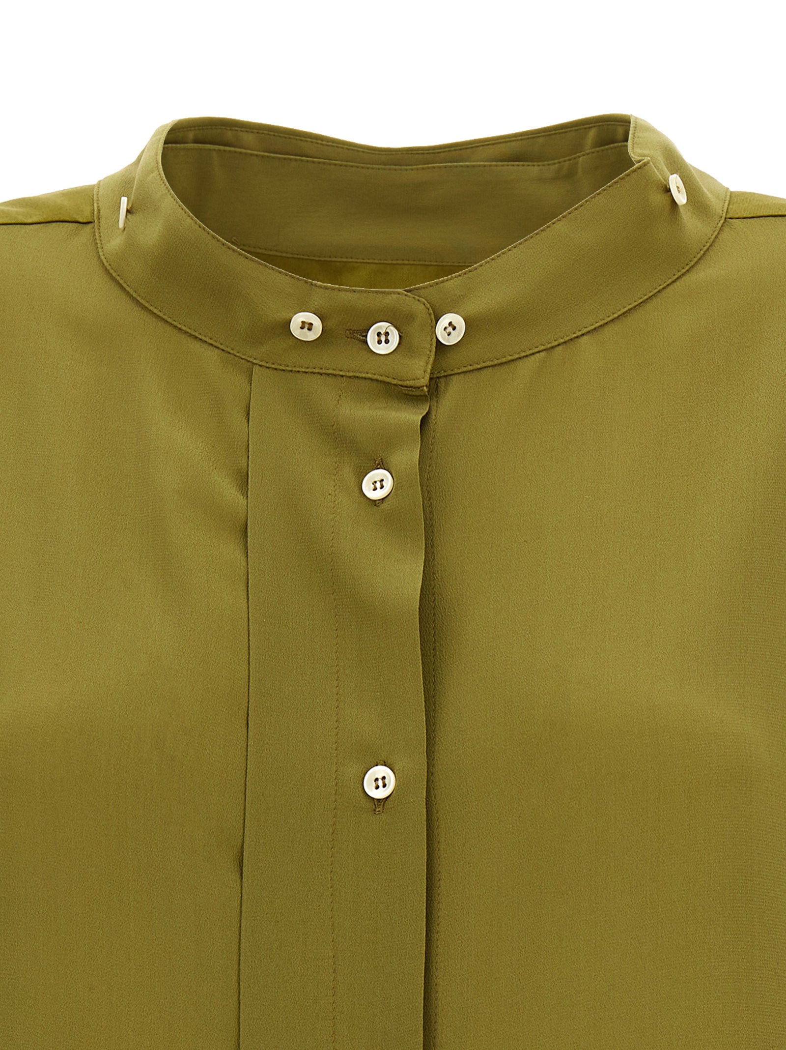 Bicolor Silk Long Dress