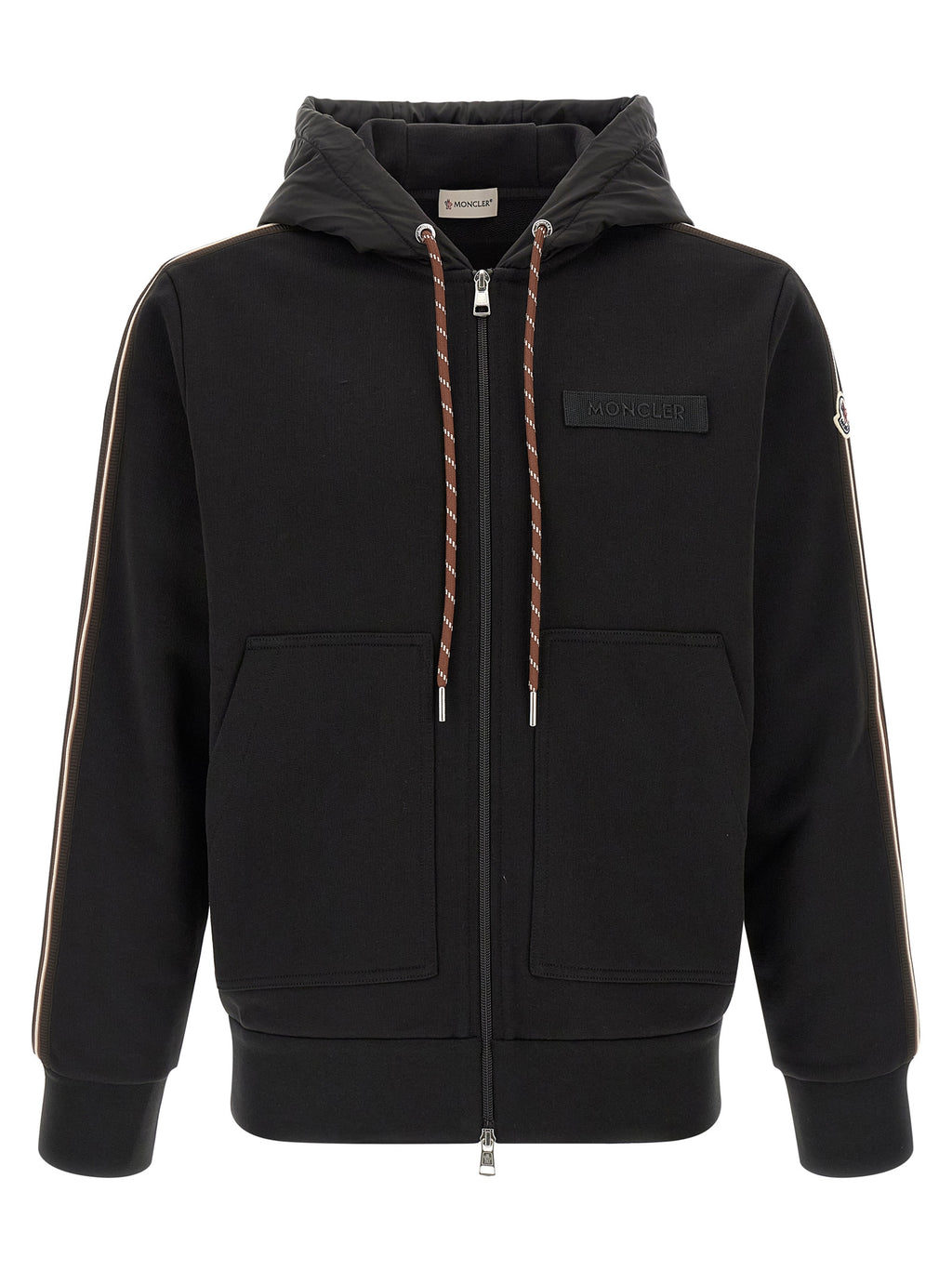 Black Polyamide Sweatshirt
