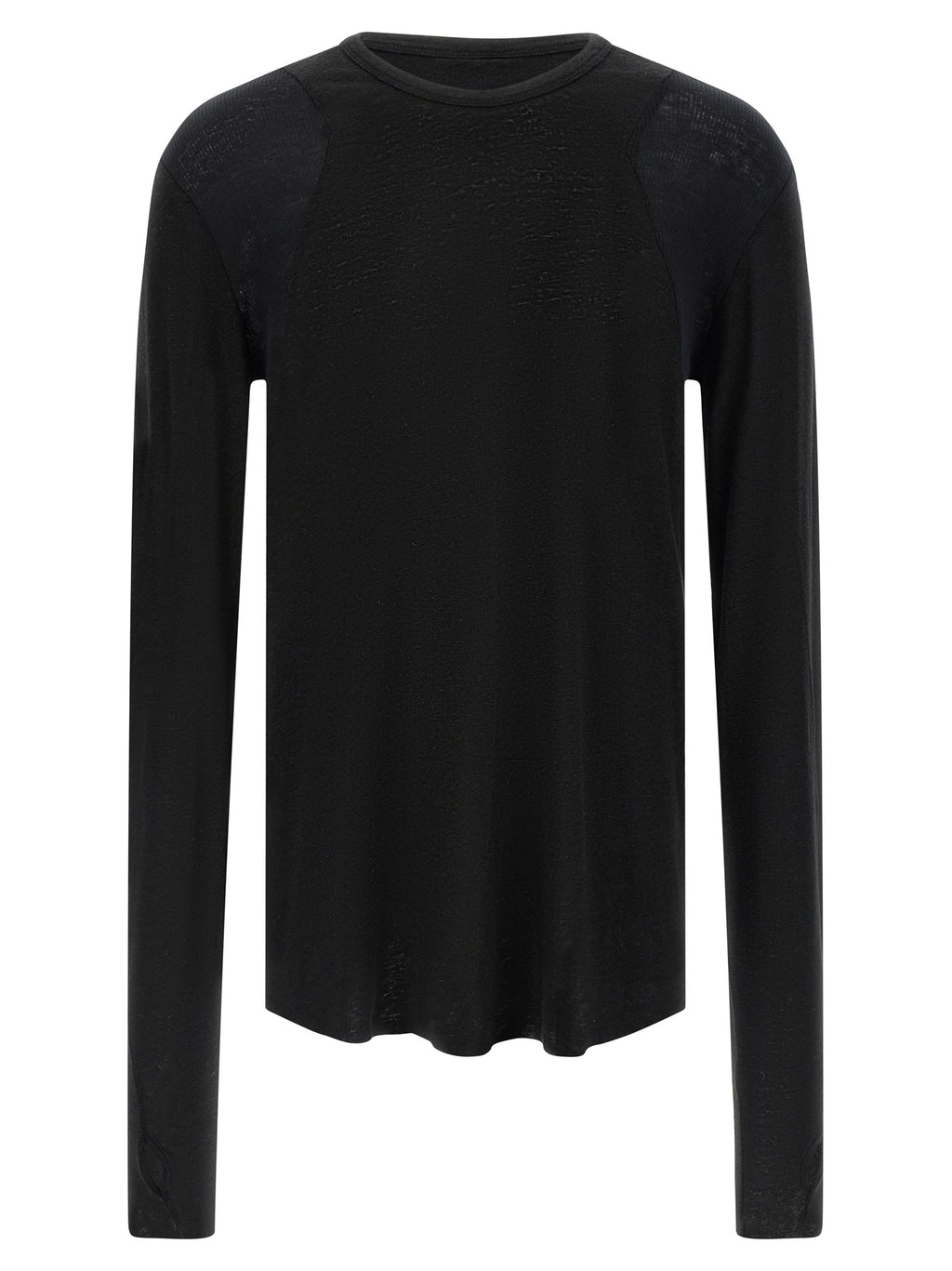 Black Viscose T-Shirt