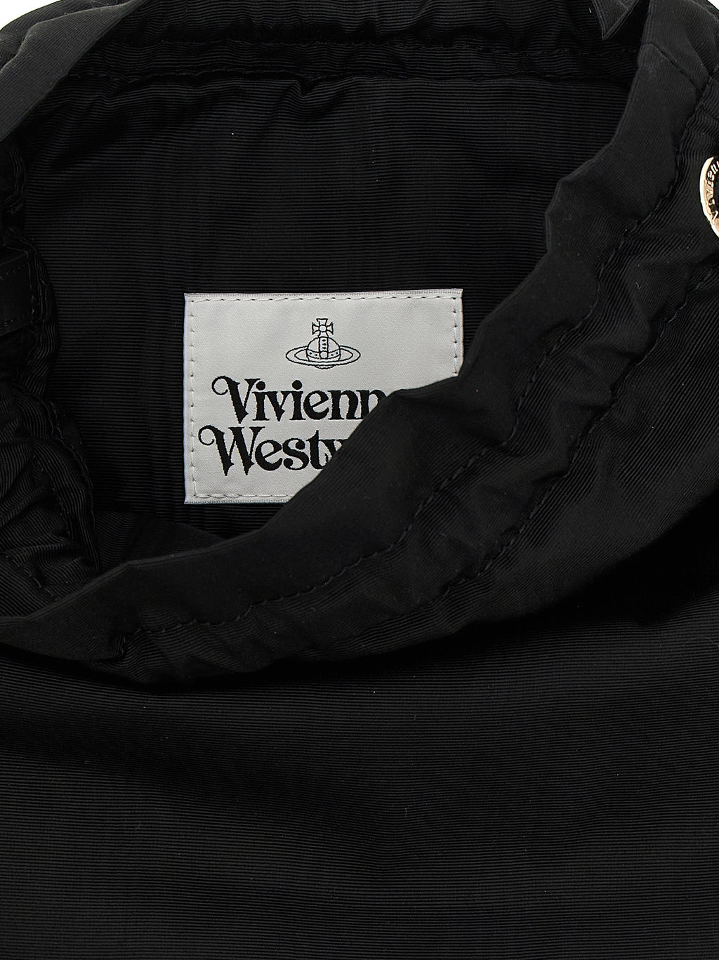 Black Viscose Handbag