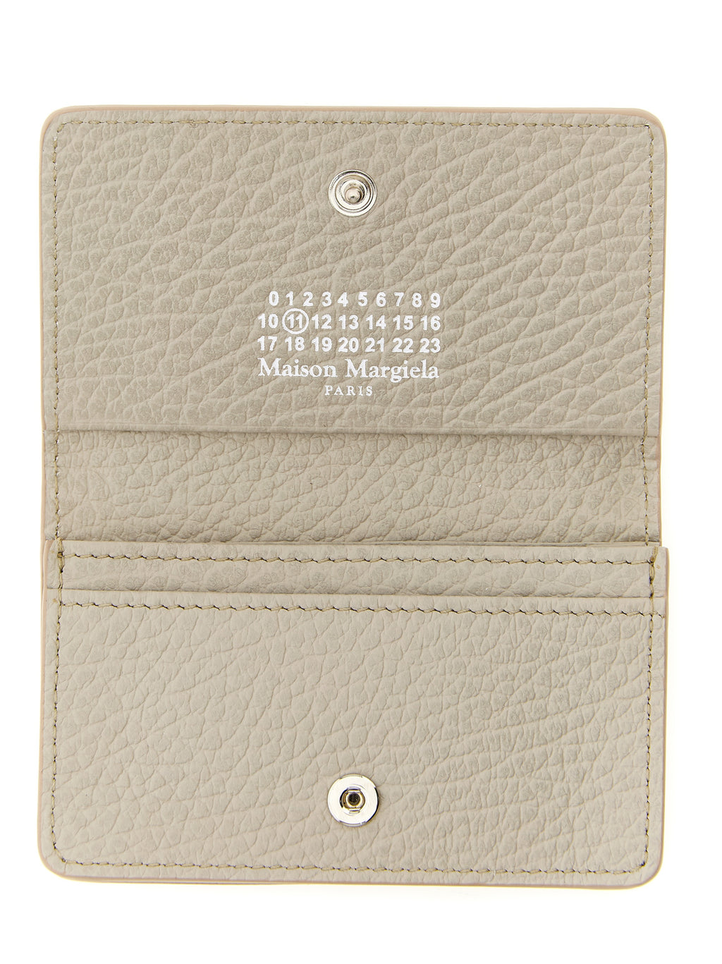 Gray Bovine Leather Cardholder