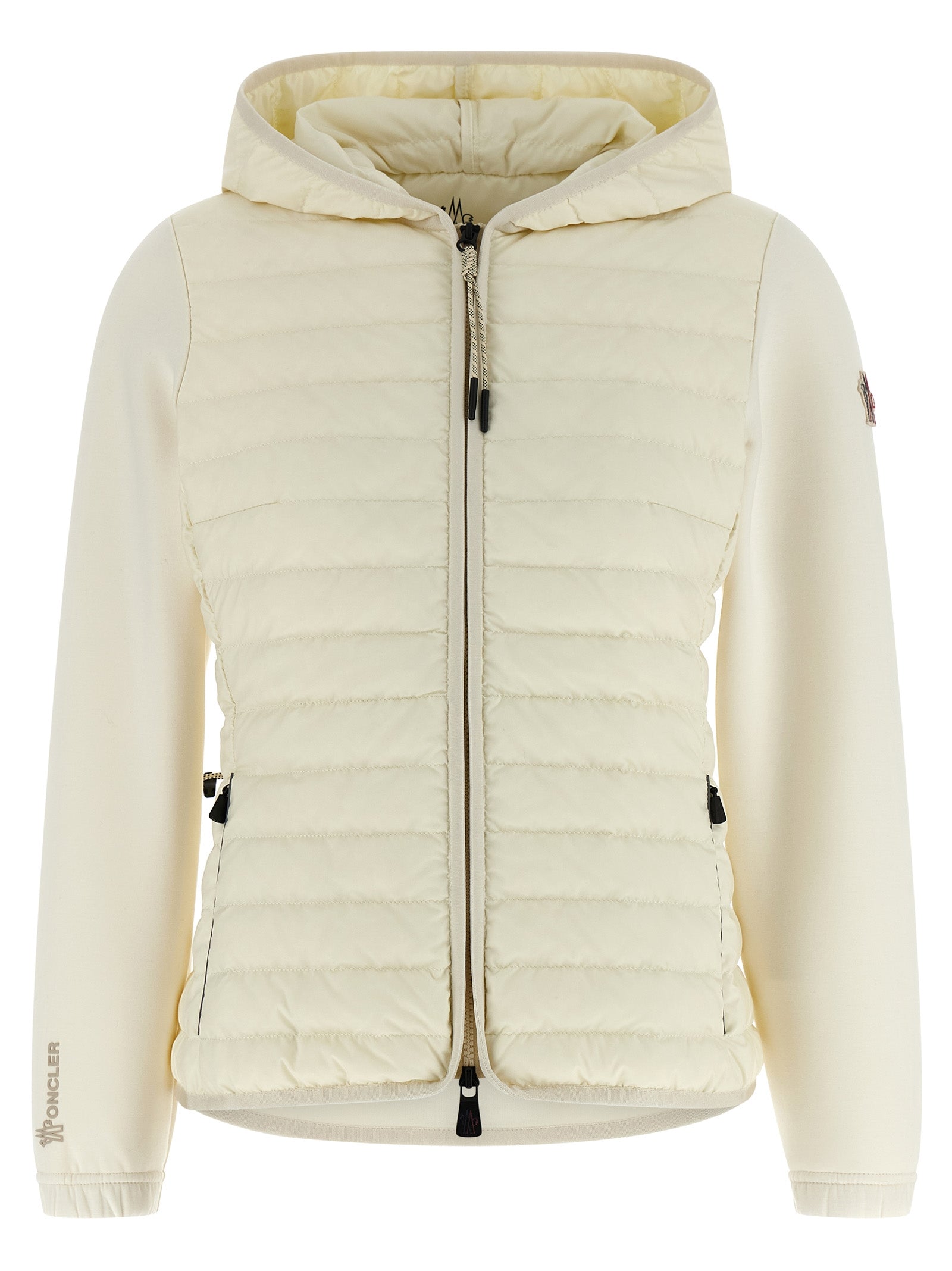 White Polyamide Sweatshirt