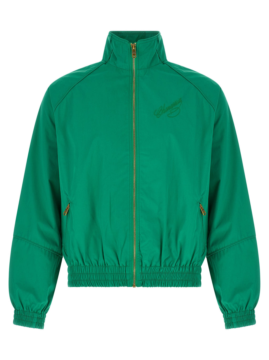 Bicolor Cotton Shell Jacket