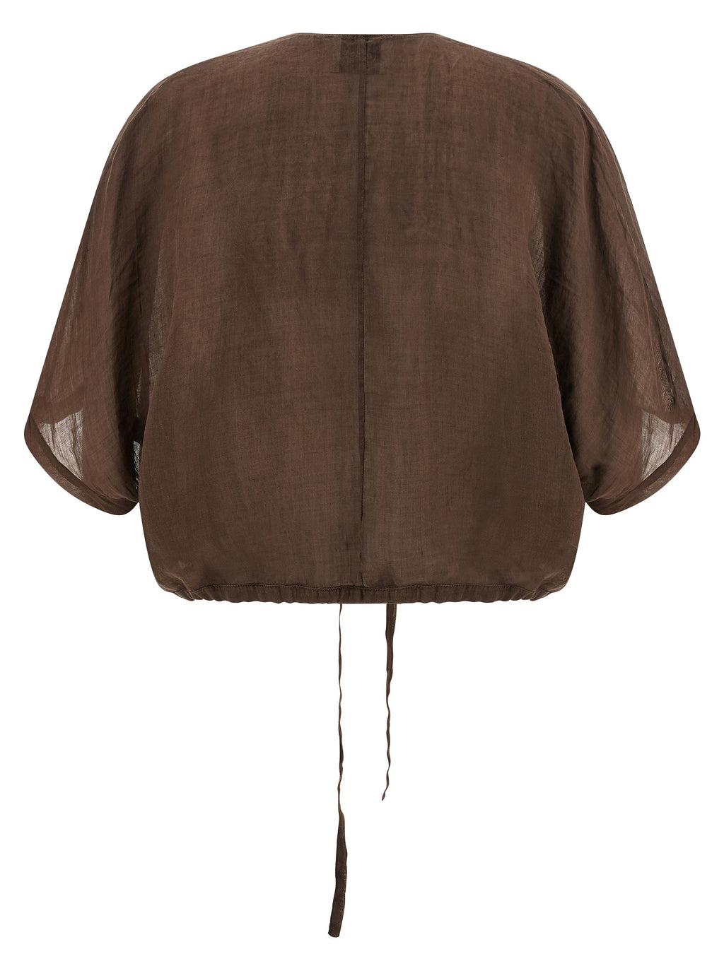 Brown Tencel Blouse