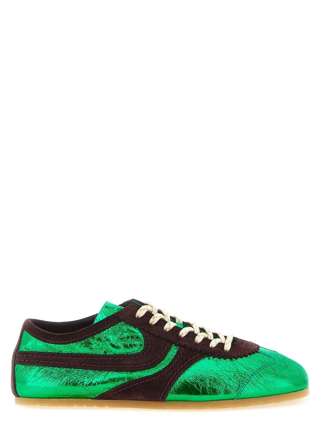 Bicolor Lamb Leather Sneakers