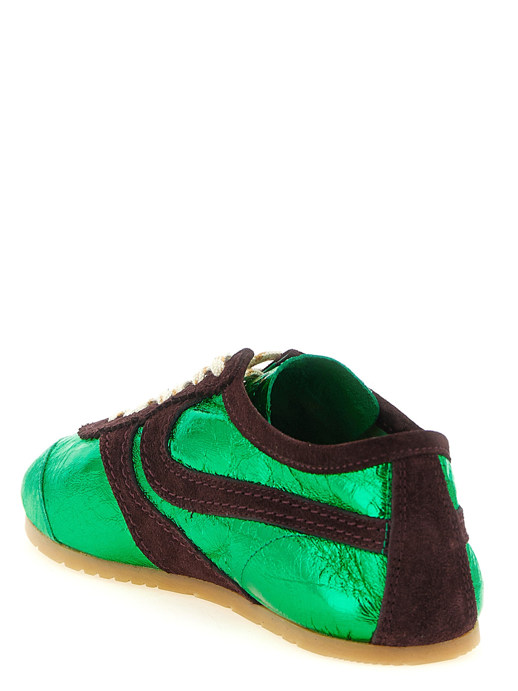 Bicolor Lamb Leather Sneakers