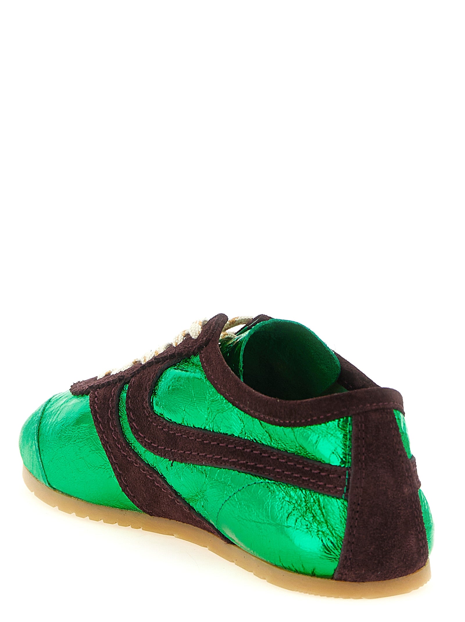 Bicolor Lamb Leather Sneakers