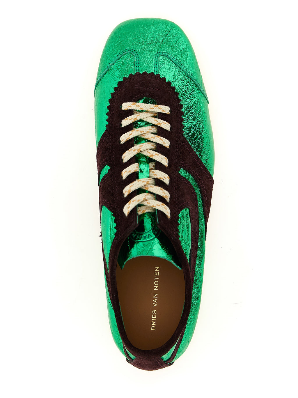 Bicolor Lamb Leather Sneakers