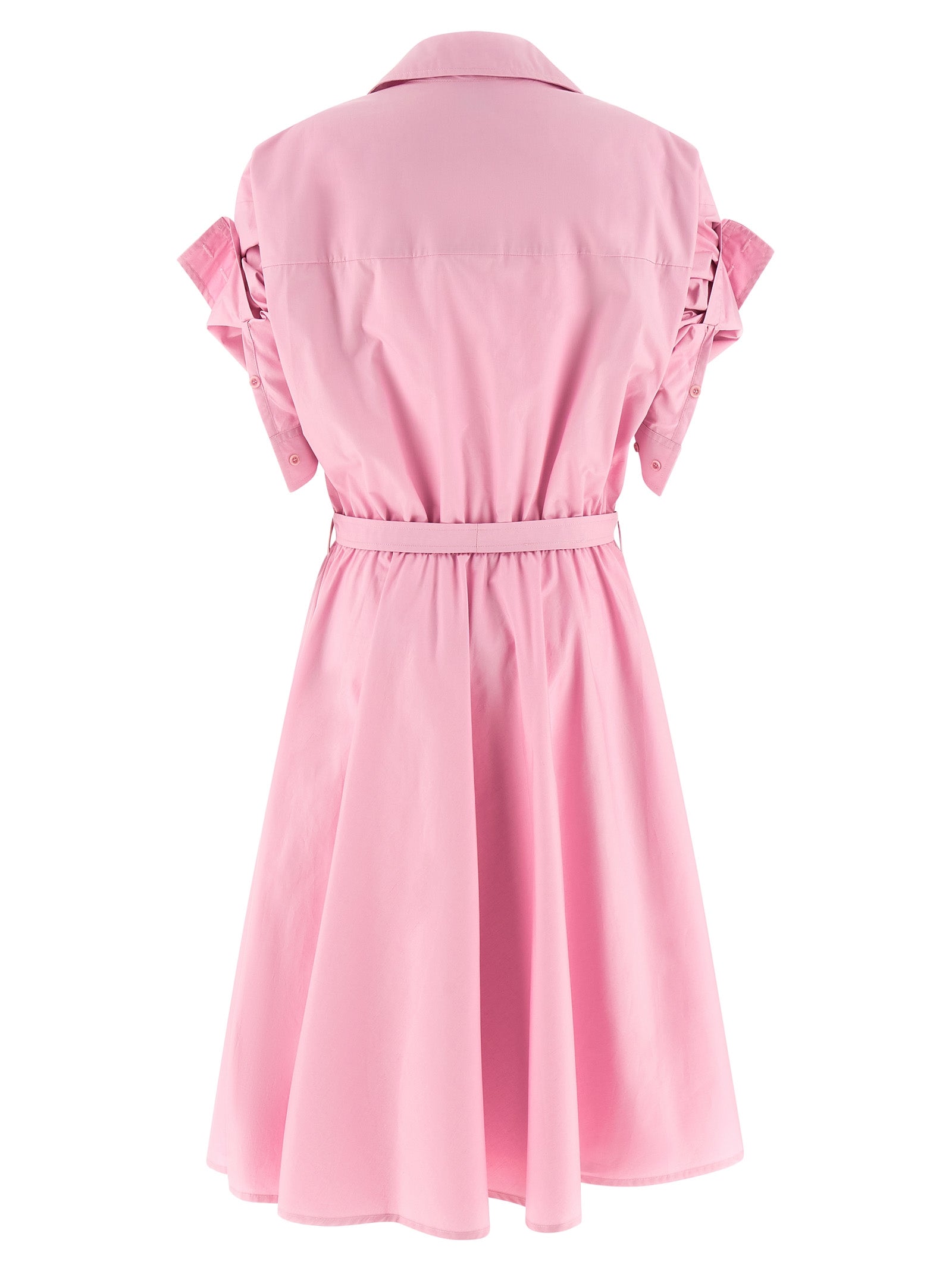 Multicolor Cotton Midi Dress