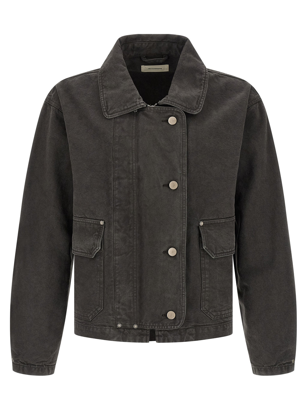 Gray Organic Cotton Denim Jacket