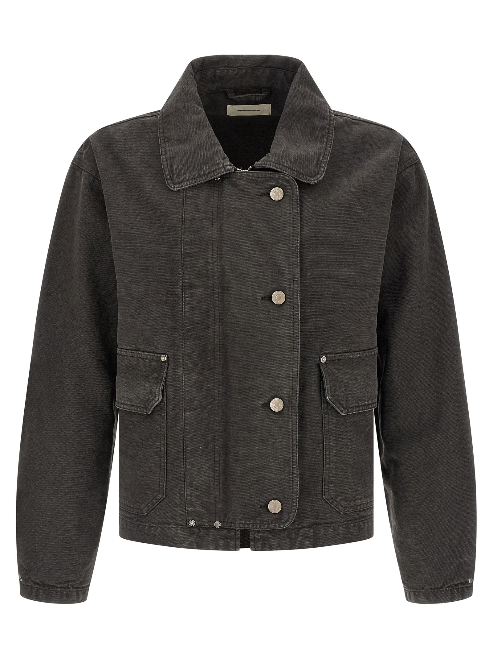 Gray Organic Cotton Denim Jacket