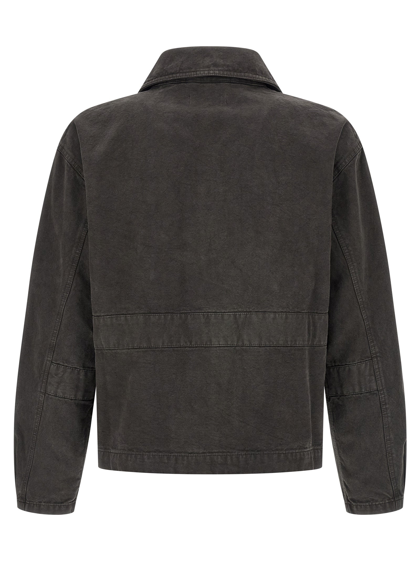 Gray Organic Cotton Denim Jacket
