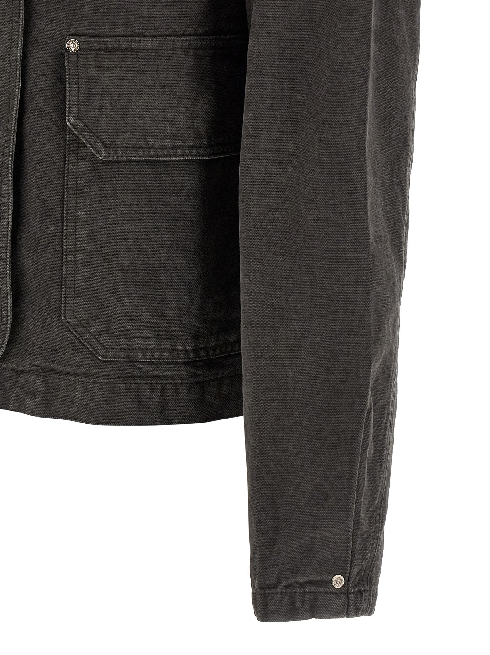 Gray Organic Cotton Denim Jacket