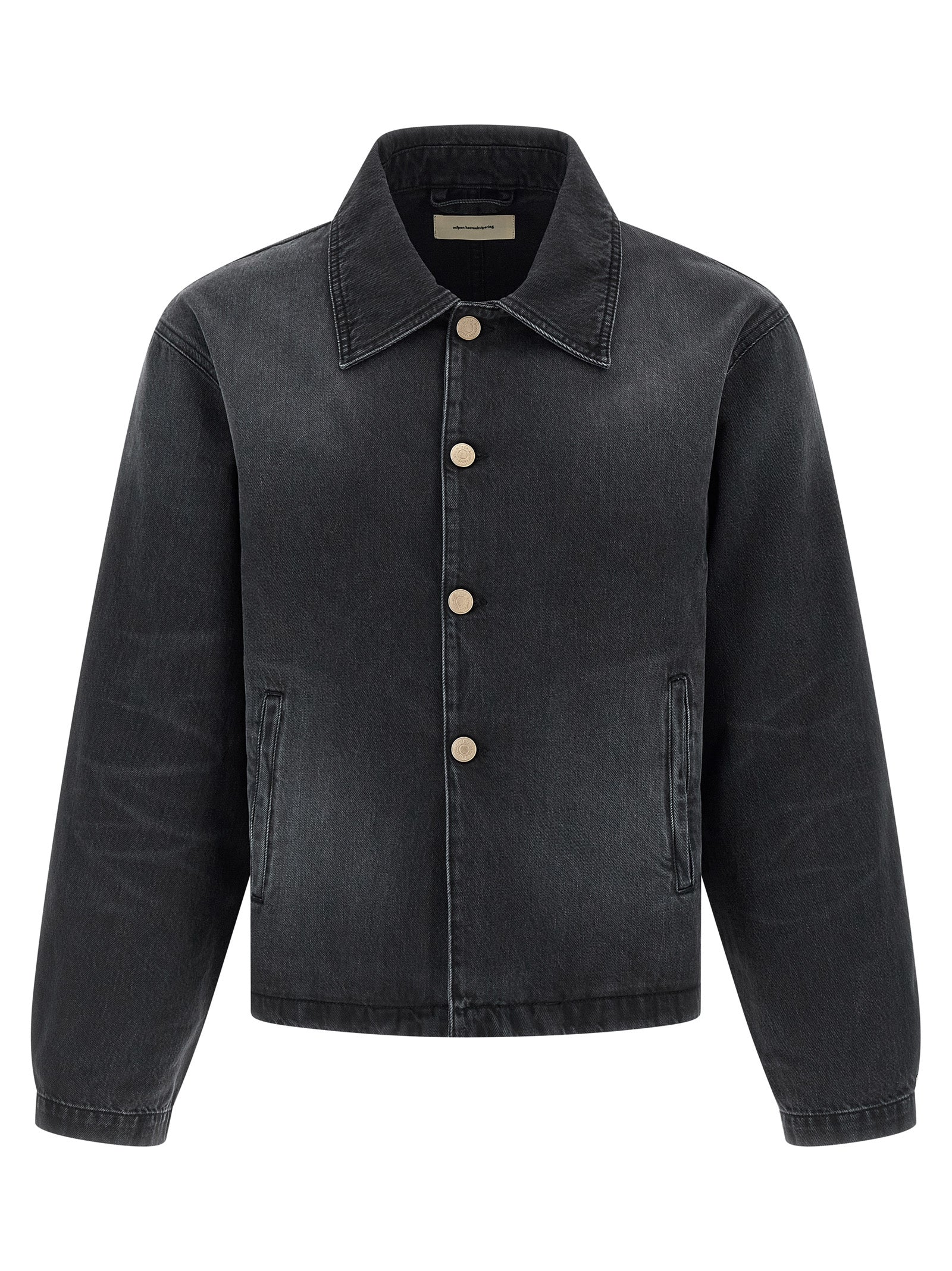 Black Organic Cotton Denim Jacket