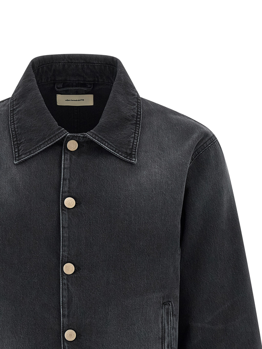 Black Organic Cotton Denim Jacket