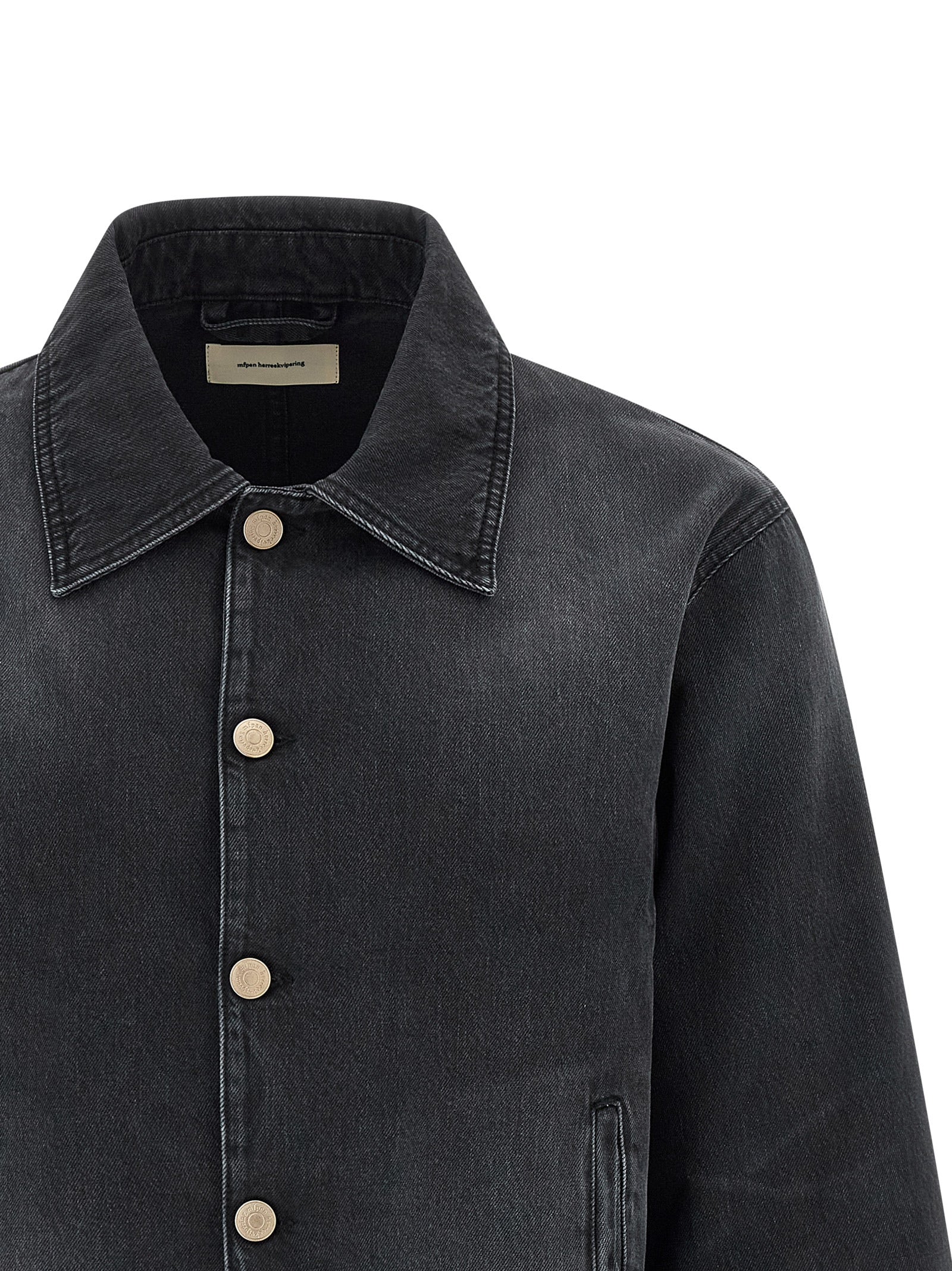 Black Organic Cotton Denim Jacket