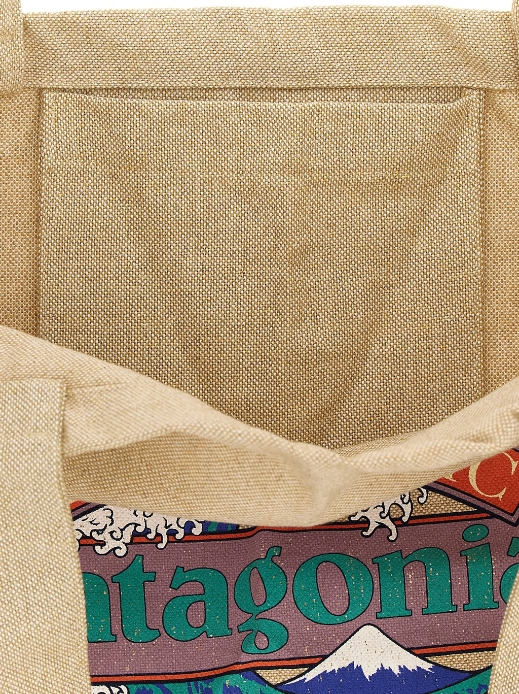 Beige Cotton Tote Bag