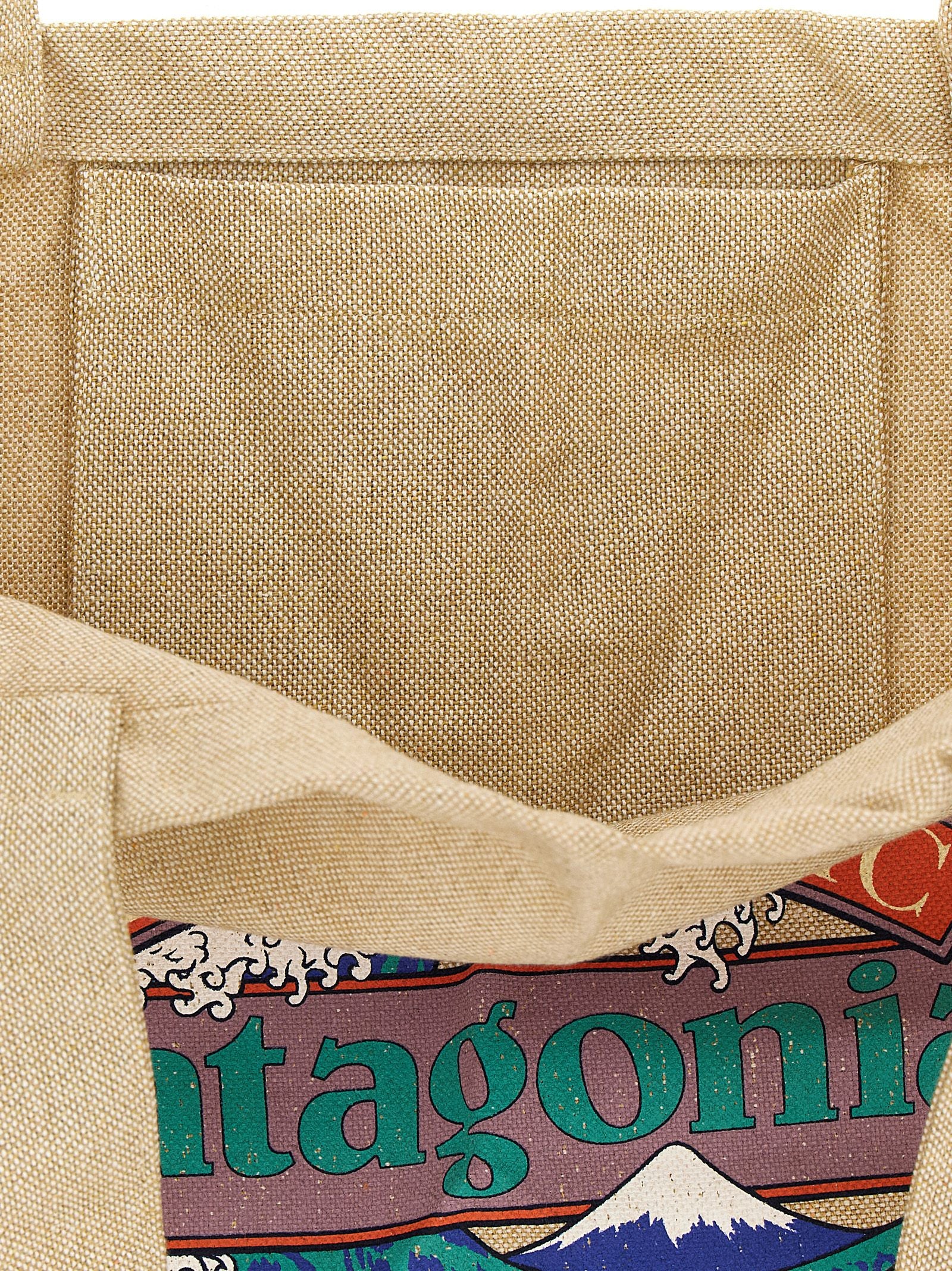 Beige Cotton Tote Bag