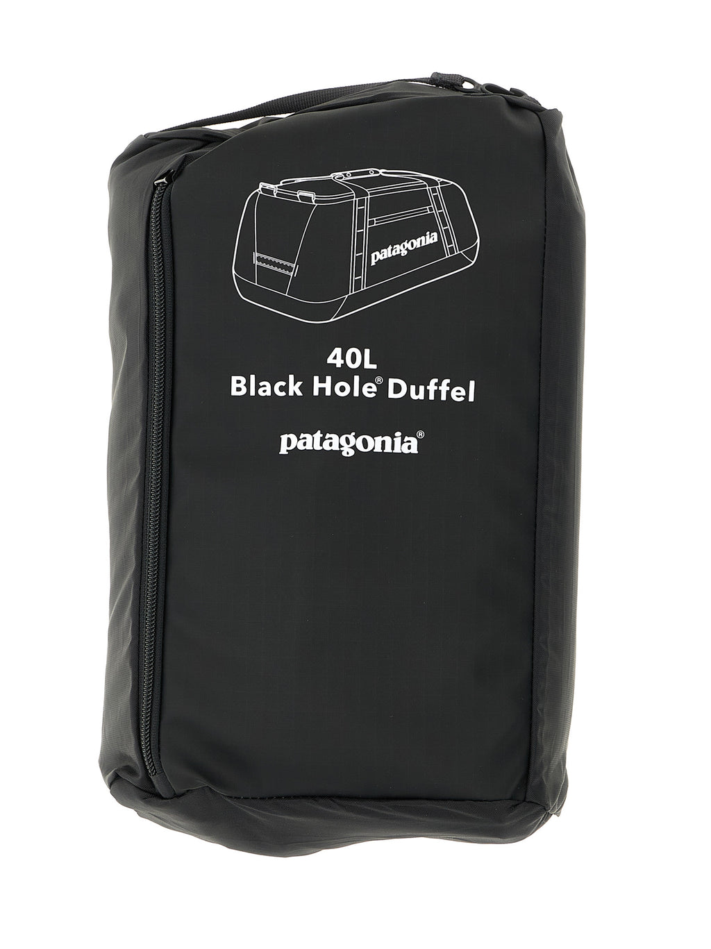 Black Polyester Backpack