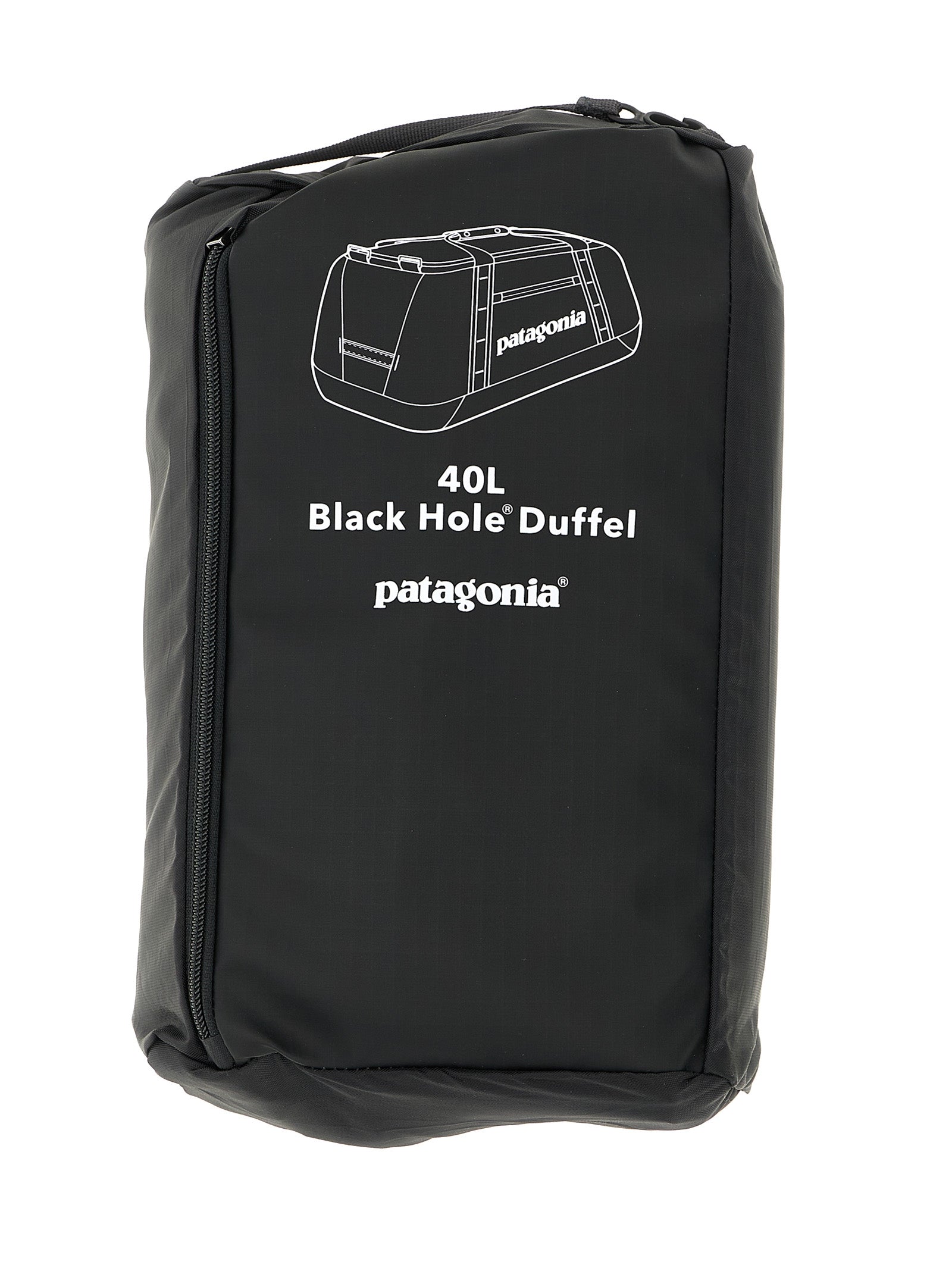 Black Polyester Backpack