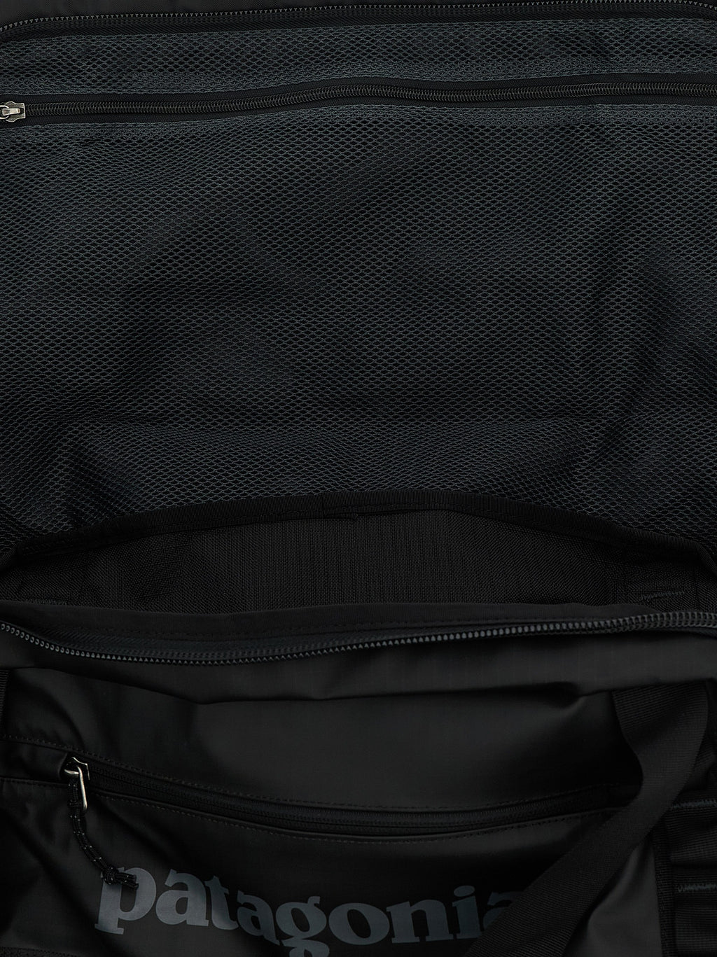 Black Polyester Backpack