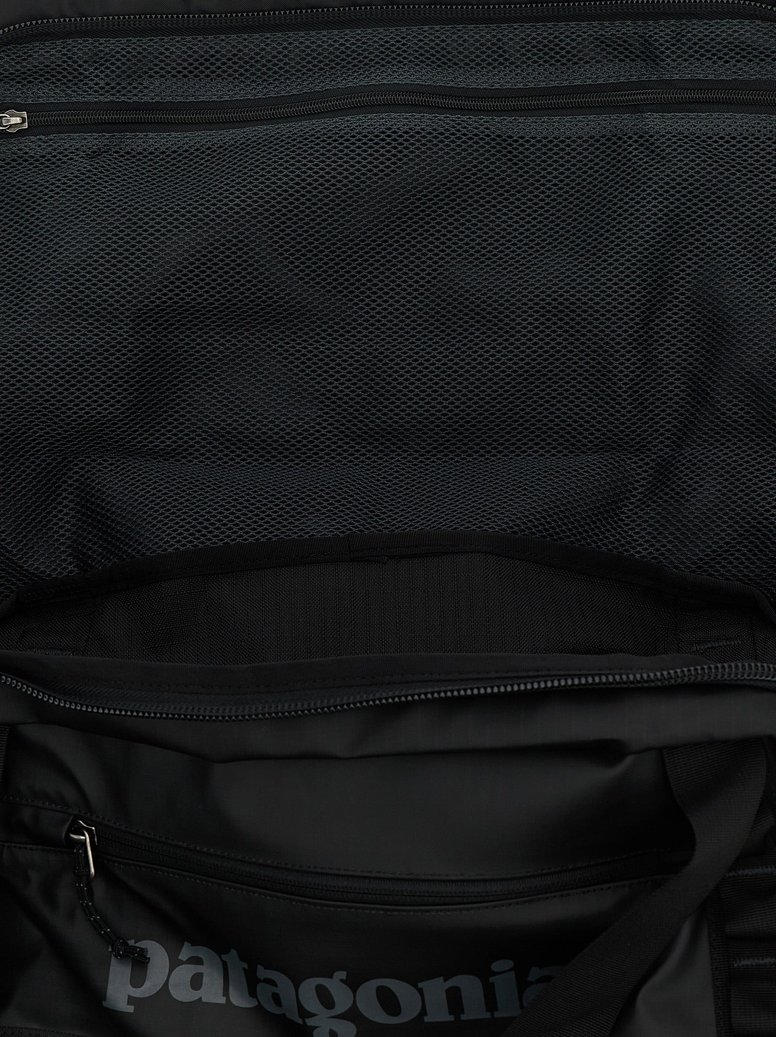Black Polyester Backpack