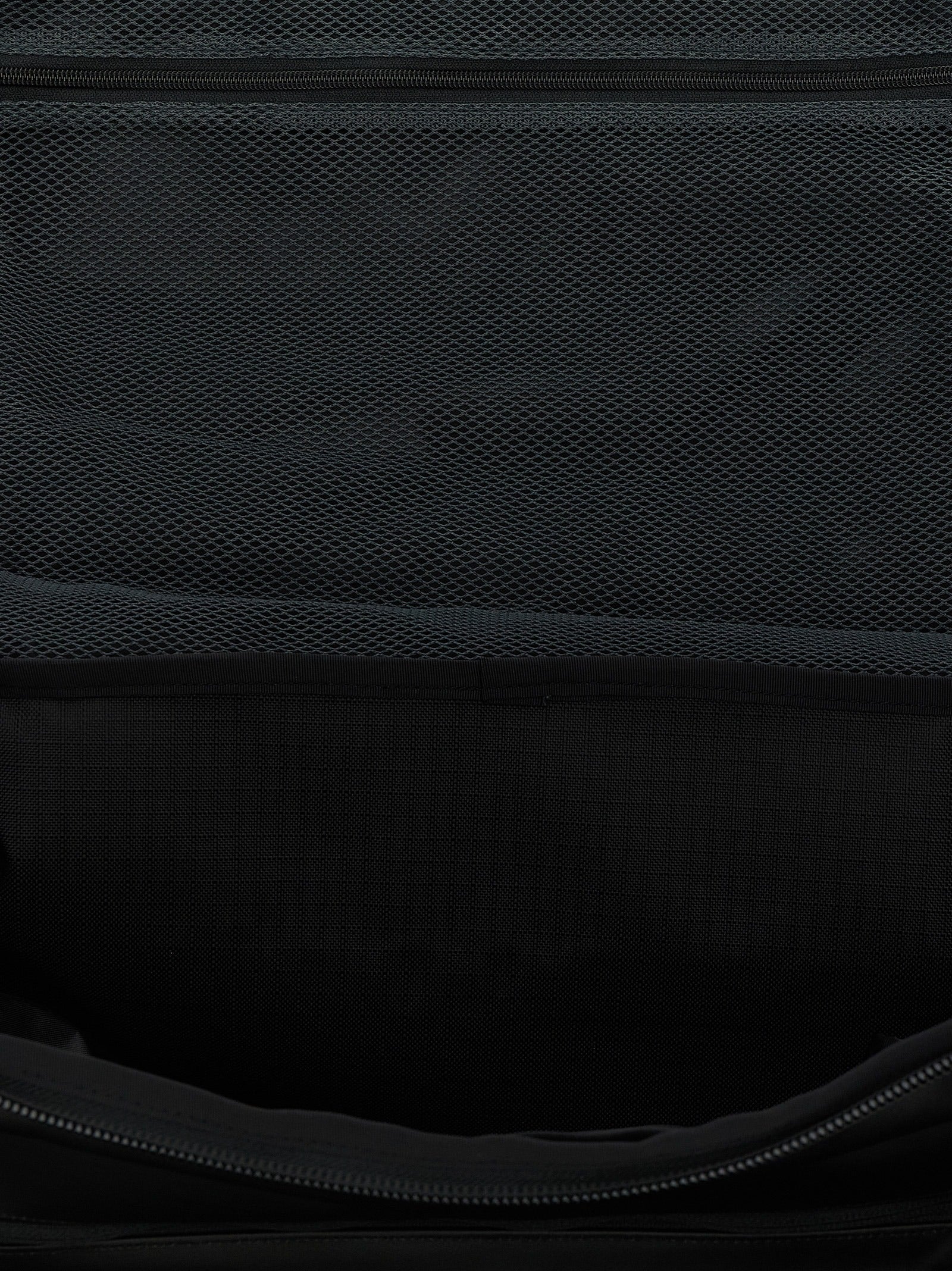 Black Polyester Backpack