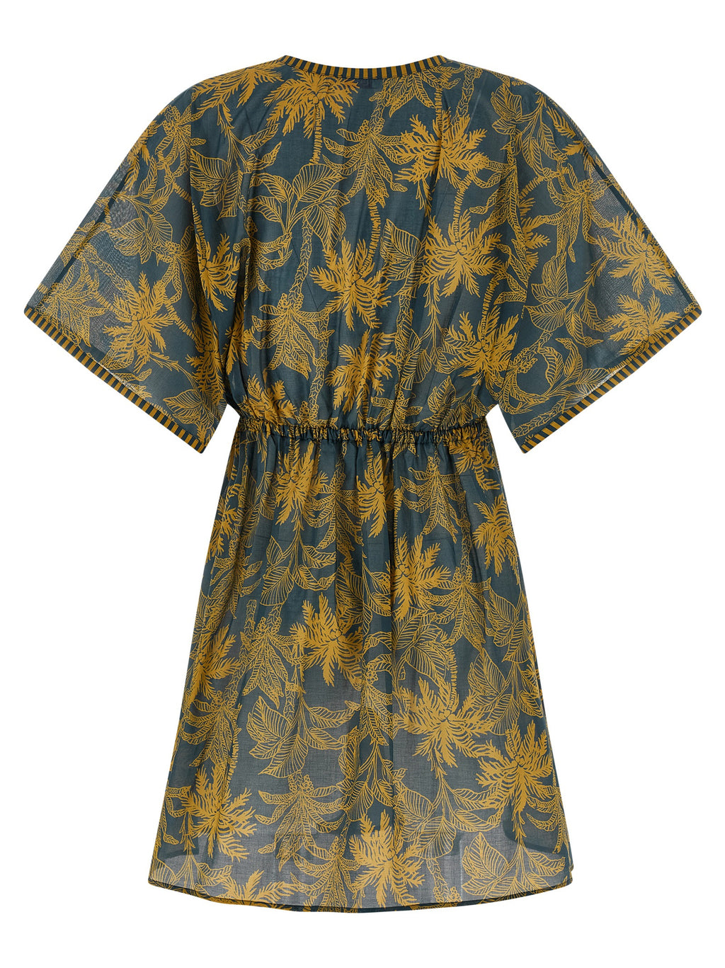Multicolor Cotton Casual Dress