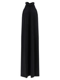 Black Cotton Long Dress