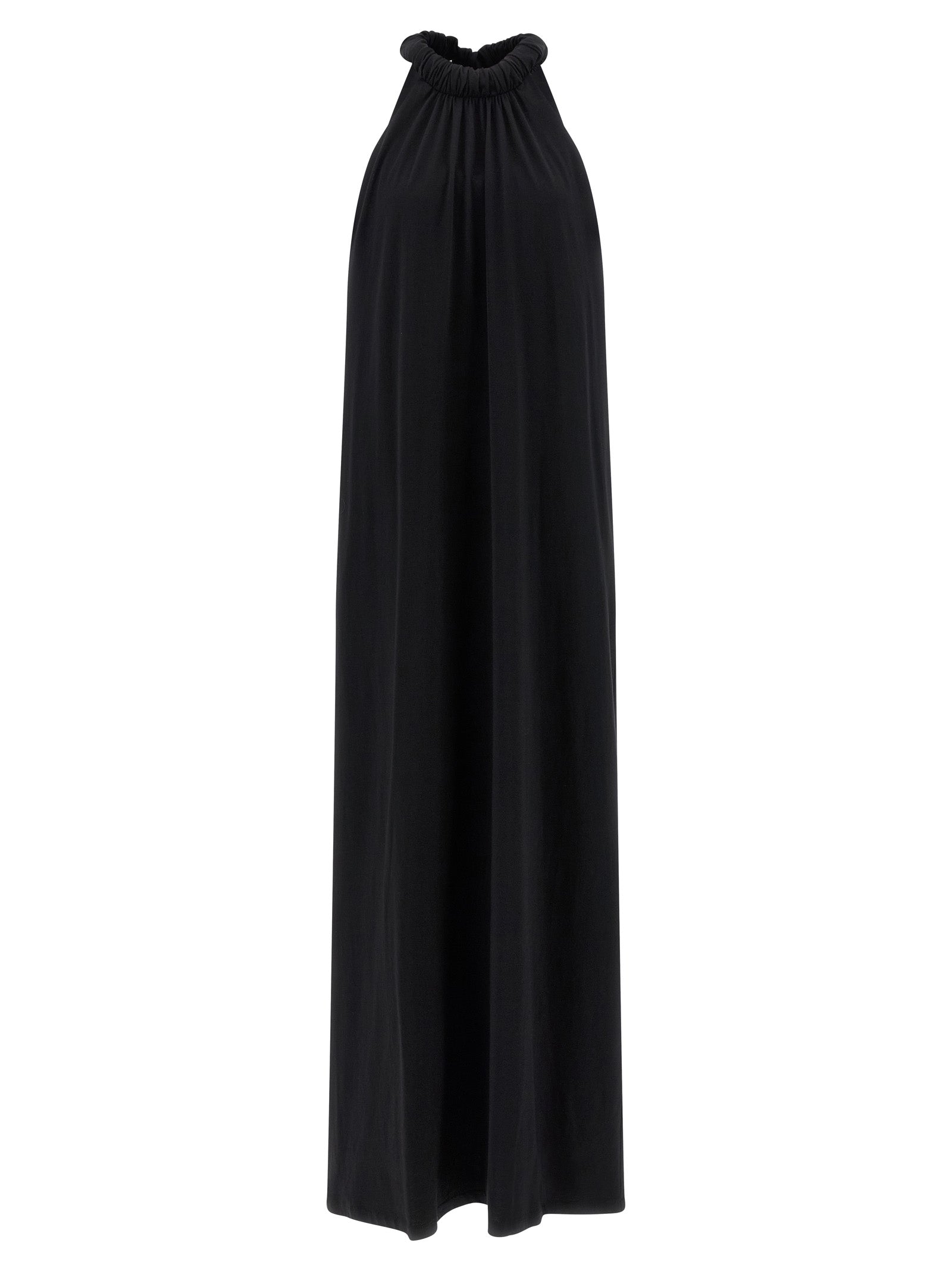 Black Cotton Long Dress