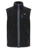 Black Polyester Sleeveless Jacket