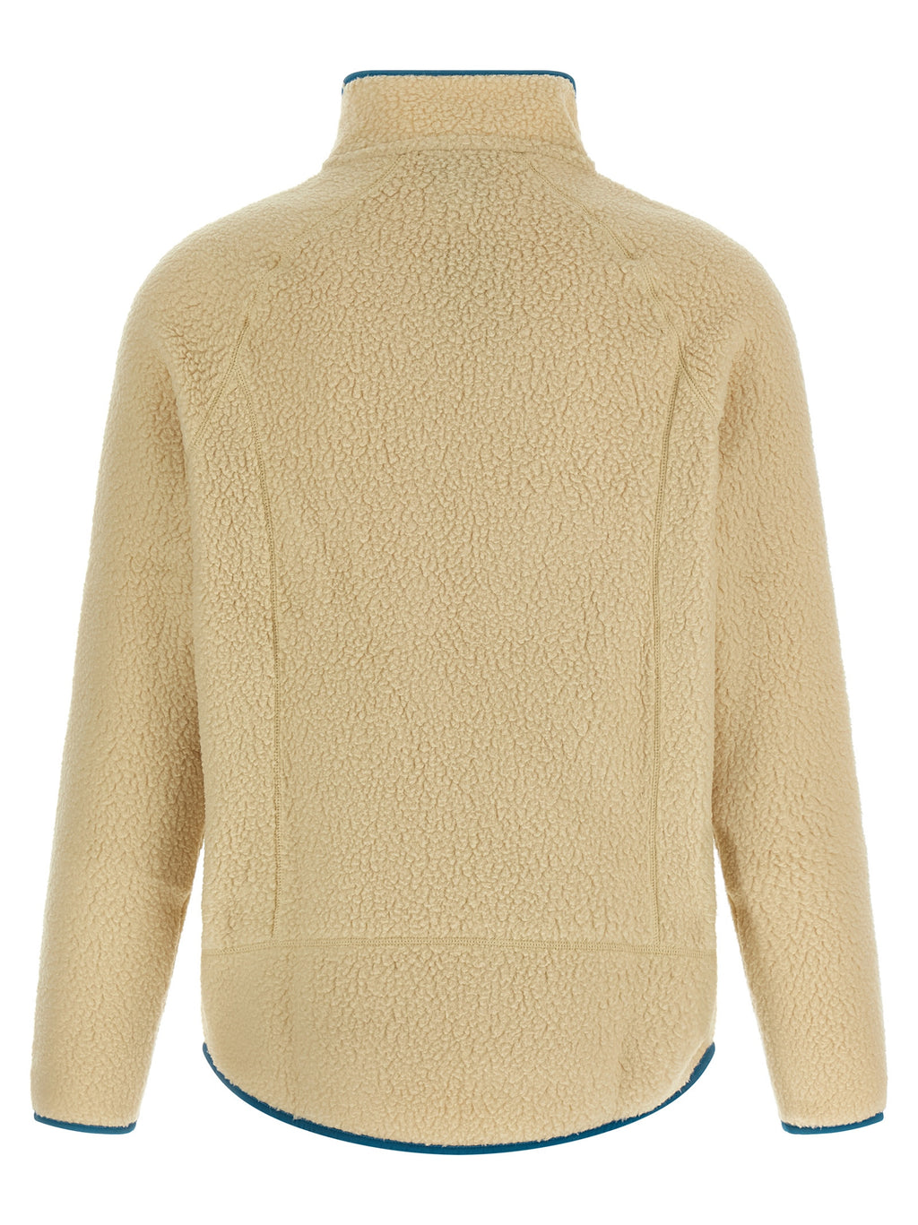 Beige Polyester Full-Length Jacket