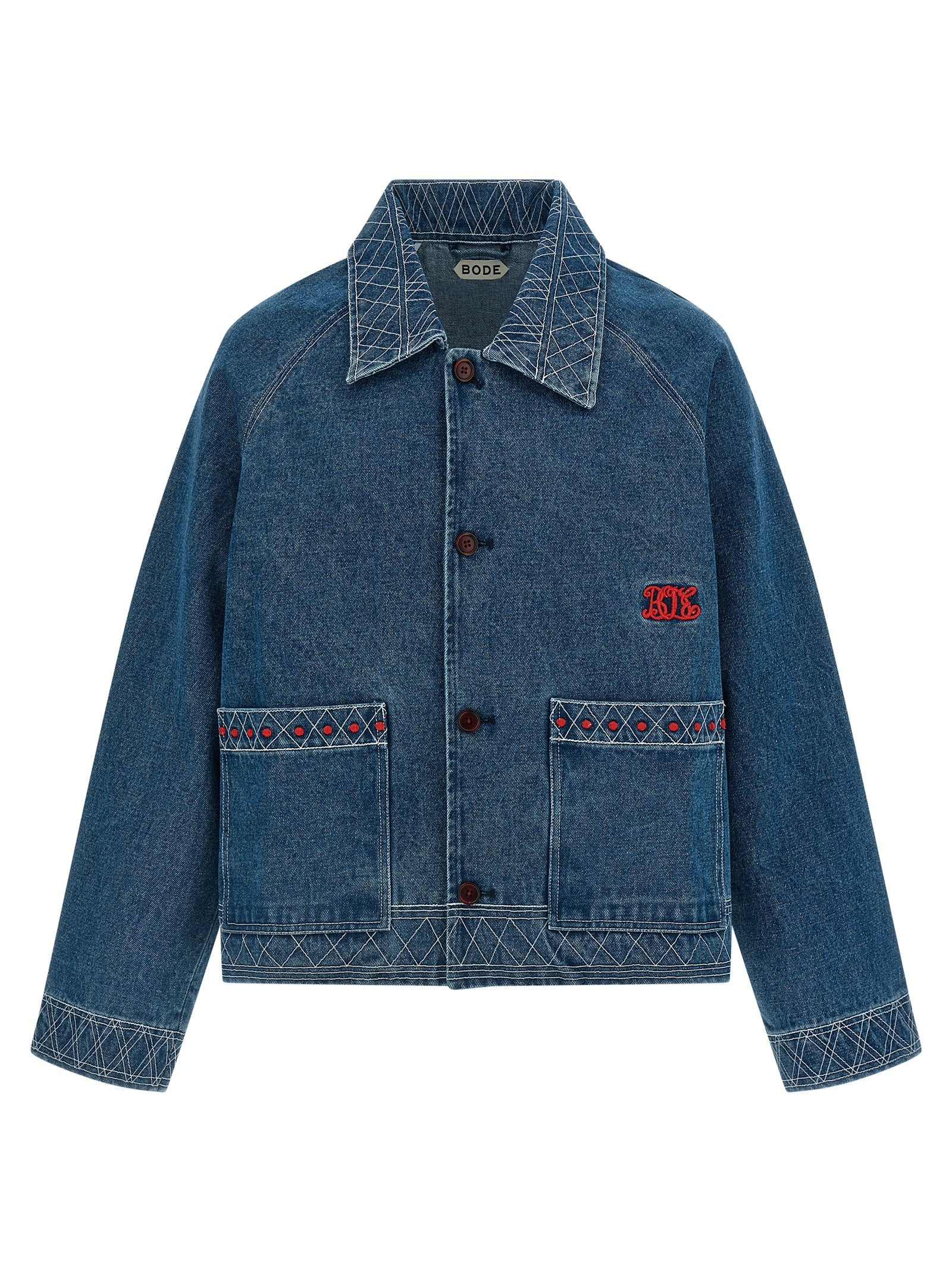 Blue Cotton Denim Jacket